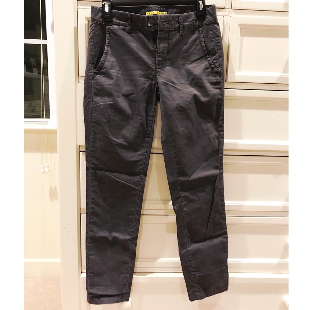 Capri/ankle length grey khakis